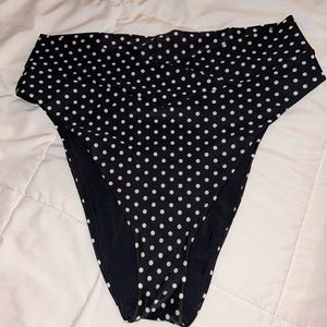 Aerie high cut cheeky bikini bottoms